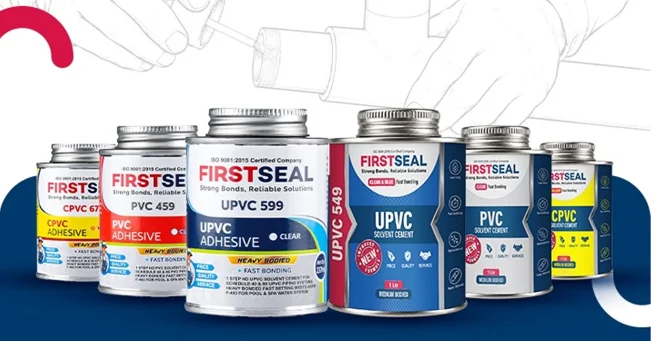 FirstSeal Prime CPVC, UPVC and PVC solvent cement solutions